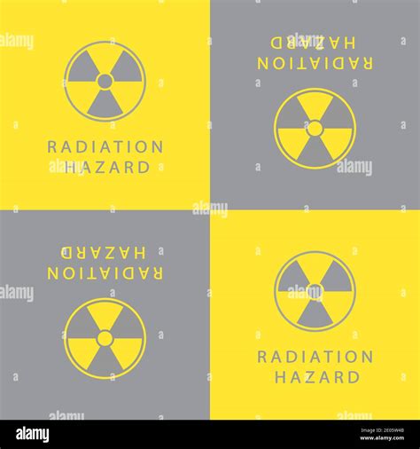 Símbolo De Advertencia De Radiación Imágenes Vectoriales De Stock Alamy