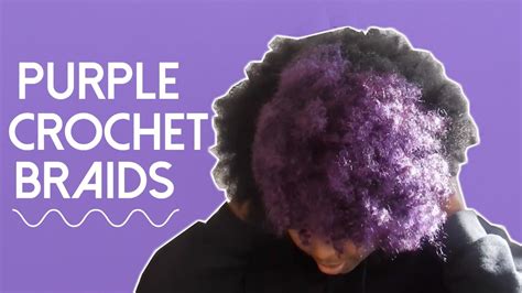 Purple Natural Crochet Braids Youtube