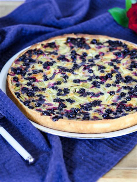 Rhubarb And Blackcurrant Tart French Recipe