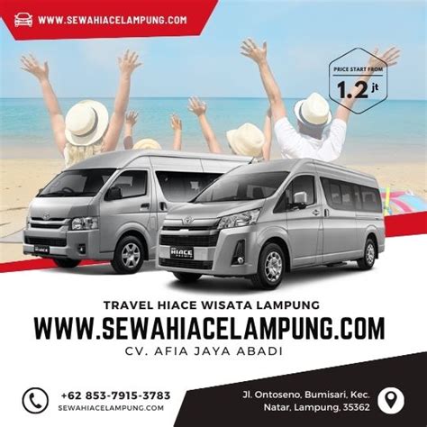 Travel Hiace Palembang Bandung Wisata Sewa Hiace Lampung