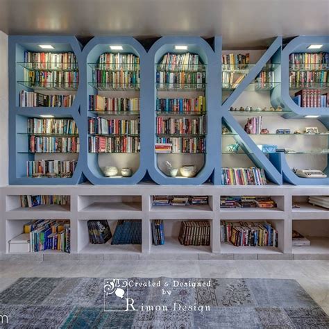 Book shelf design - 60 photo