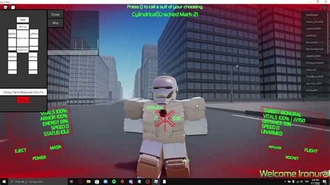 Roblox Iron Man Simulator 2 Nano Teknoloji Scripti YouTube