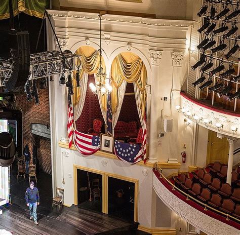 Fords Theatre The President S Box At Ford S Theatre Photographed At