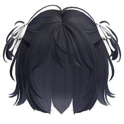 Mini Pigtails With Ribbons Blue Black Roblox Item Rolimon S