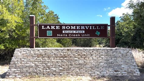 Lake Somerville State Park Nails Creek Unit Youtube