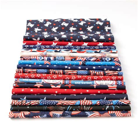 Inch American Patriotic Jelly Roll Cotton Fabric Etsy