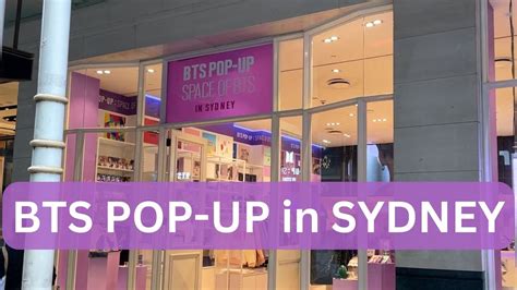 Bts Pop Up Space Of Bts In Sydney Youtube