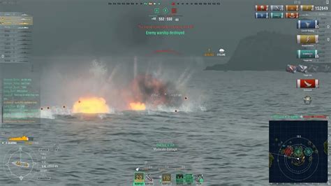 World Of Warships Gearing Devastating Strike Montana 202k Dmg Youtube