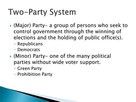 Ppt Chapter 5 Political Parties Powerpoint Presentation Free