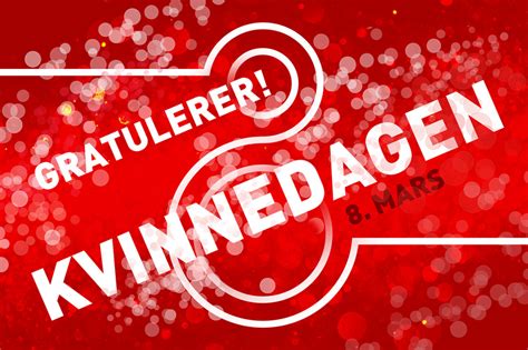 Mediarkiv Typically Norwegian Gratulerer Med Kvinnedagen