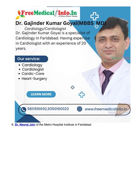 Ppt Best 10 Cardiology Doctor In Faridabad Powerpoint Presentation Free Download Id 12615961