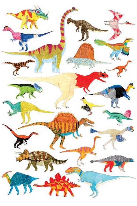 James Barker — Dinosaurs Print Dinosaur Illustration Dinosaur Dinosaur Art