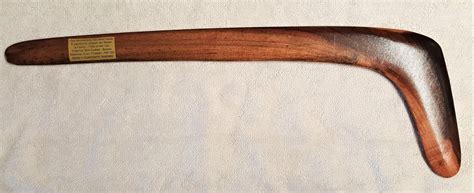 Traditional Aboriginal Hunting Boomerang Black Wattle Timber Etsy Uk