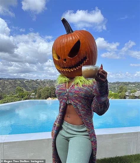 Megan Thee Stallion Ushers In The Halloween Season With A Pumpkin On