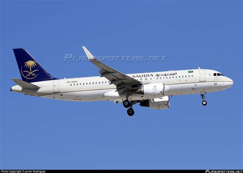 HZ AS53 Saudi Arabian Airlines Airbus A320 214 WL Photo By Javier