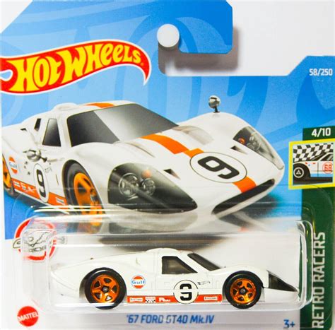 Hot Wheels Ford Gt Mk Iv Sky Blue Gulf Hw Retro Racers Singapore