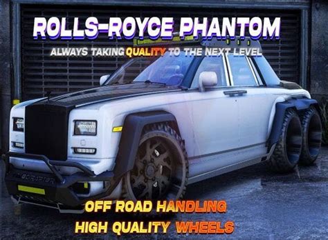 GTA V Solo Vehicle Rolls Royce Phantom Fivem Ready 6x6 High Quality