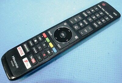 GENUINE REMOTE CONTROL EN3G39 FOR HISENSE H49N5500UK SMART FULL HD 4K