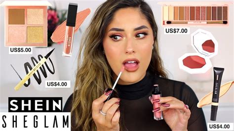 Full Face Of Shein Sheglam Makeup Im Shook Youtube