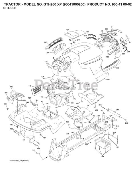 Husqvarna GTH 260 XP 960410002 00 Husqvarna Garden Tractor 2006 01