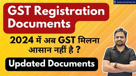 GST Registration Documents Required 2024 Documents Required For GST