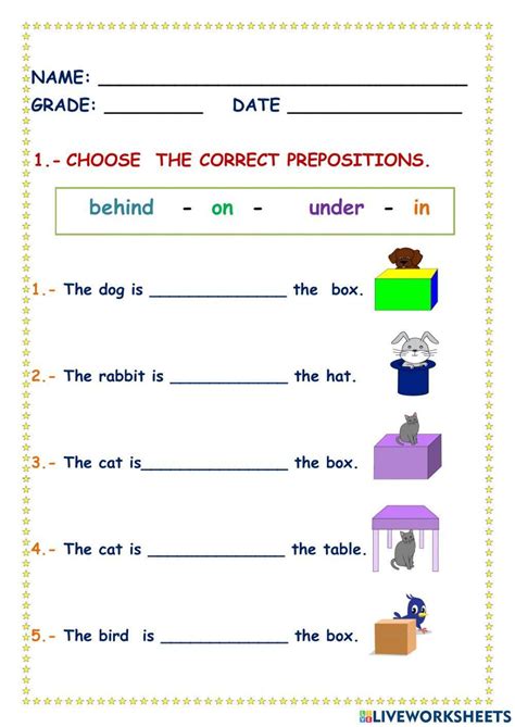 Choose The Prepositions Worksheet Teacher Made Twinkl Worksheets Library