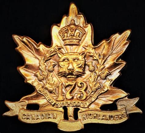 Aberdeen Medals Rd Battalion Canadian Highlanders Canadian