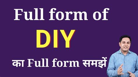 Diy Full Form Full Form Of Diy Diy Ka Full Form Explained Youtube