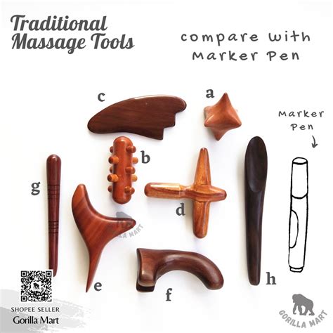 Massage Tool Traditional Wooden Stick Handmade Foot Massager