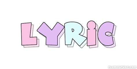 Lyric Logo | Free Name Design Tool from Flaming Text