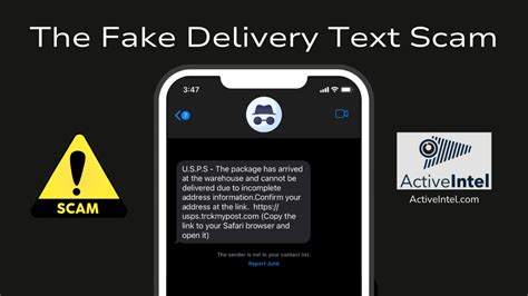 How To Spot A Fake Delivery Text Scam Active Intel Investigations