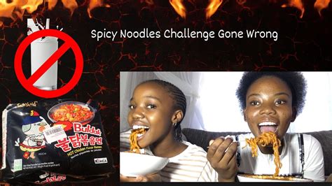 Spicy Noodles Challenge Gone Wrong Youtube