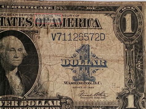 1923 Silver Certificate Large Note