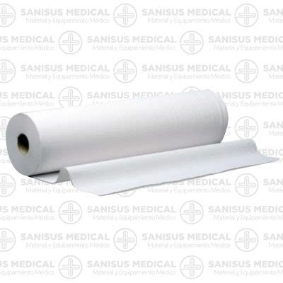 Rollo Papel Para Camilla 60 Cm X 70 Mtrs 2 Capas Precortado A 180cm Con