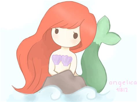 Ariel Chibi By Asmallshortasian On Deviantart