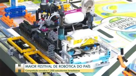 São Paulo recebe torneio de robótica educacional Jornal Hoje G1