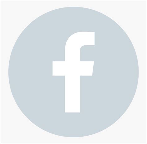 Facebook Circle Logo White, HD Png Download - kindpng