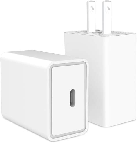 Amazon.com: iPhone charger fast charging, 20W PD USB C Wall Charger ...