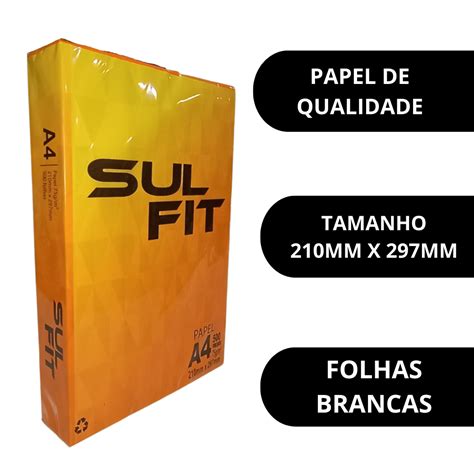 Kit Resmas Papel Sulfite A Folhas Office Original Plastimpel