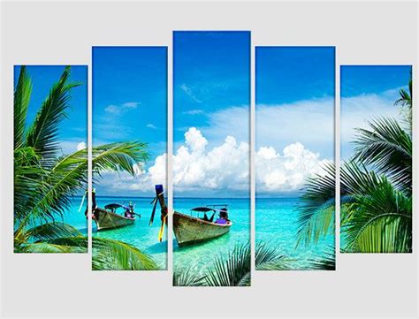 Beach Wall Art Canvas Wall Design Ideas