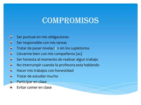 2 Compromisos Objetivo Rol Del Docente Optimizar Tiempo Funcion Del