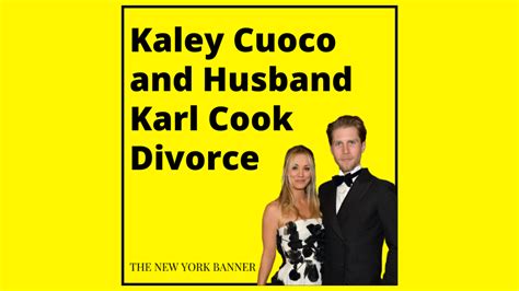 Kaley Cuoco And Karl Cook Files For Divorce The New York Banner