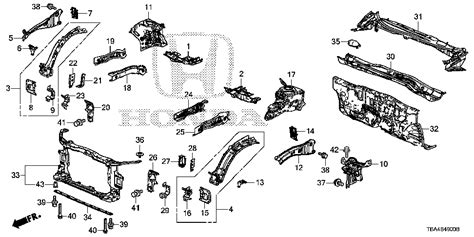 60819 TBA A00ZZ FLANGE R FR BUMPER BEAM EXTENSION Bernardi Parts