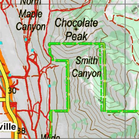 Ut Box Elder West Bear River 28 Topo Map By Utah Huntdata Llc Avenza Maps