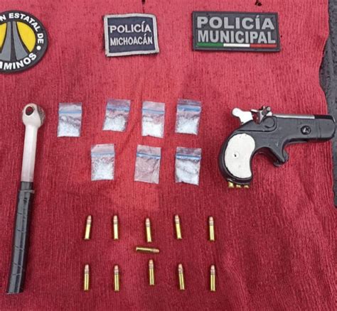 En Blindaje Zamora Ssp Y Policía Municipal Detienen A Uno En Posesión