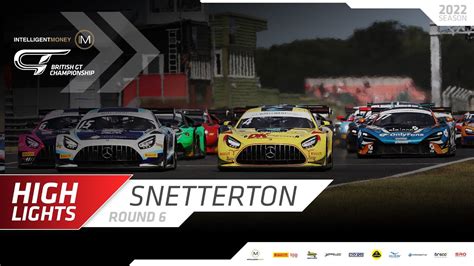 Highlights Snetterton Race Intelligent Money British Gt