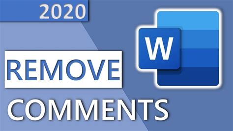 How To Remove Comments In Word Or Hide Comments In Minute Hd