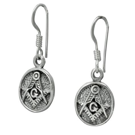 Masonic Square And Compas Freemason Symbolism Drop Dangle Hook Etsy