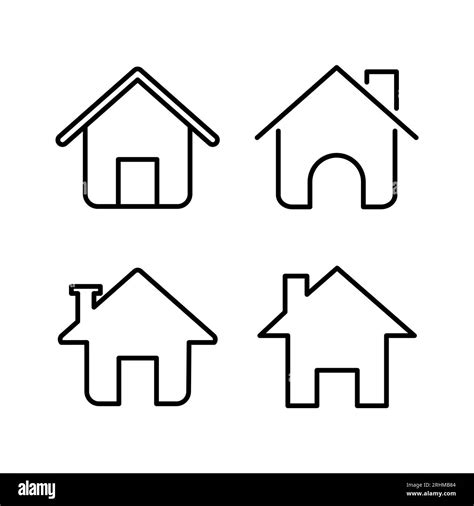 Home Icon Vector House Vector Icon Stock Vector Image And Art Alamy