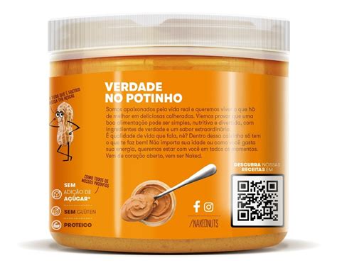 Pasta De Amendoim Chocolate Branco 450g Naked Nuts Mercado Livre